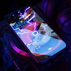 iPhone 12 Pro Max LED Smart Luminous Tempered Glass Case